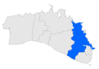 Localització de Maó respecte de Menorca.svg