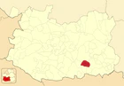 Расположение муниципалитета на карте провинции