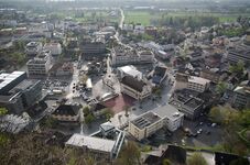 Вид на центр города, март 2014 года.