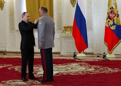Vladimir Putin with Aleksandr Dvornikov 01.jpg
