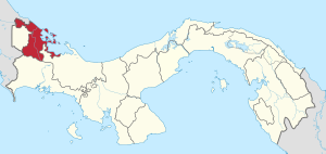 Bocas del Toro in Panama.svg