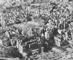 Destroyed Warsaw, capital of Poland, January 1945.jpg