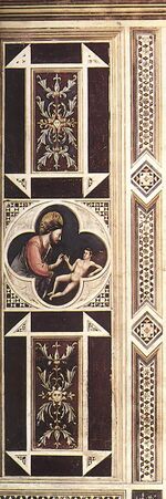 Giotto di Bondone - Creation of Adam (on the decorative band) - WGA09259.jpg