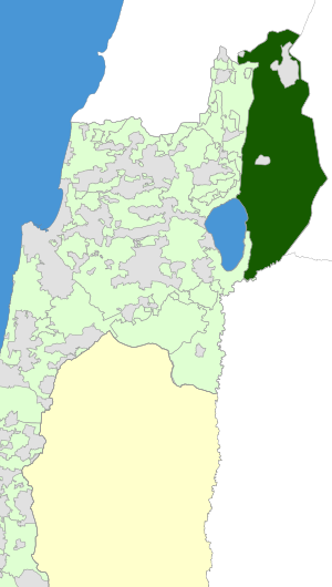 Israel Map - Golan Regional Council Zoomin.svg