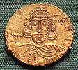 Leo III base gold solidus minted in Rome.jpg