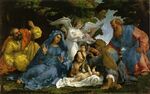 Lotto, sacra famiglia, angeli e santi louvre.jpg