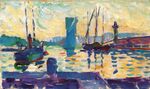 Paul Signac - Entrance to the Harbour of Saint Tropaz - Rosengart collection.jpg