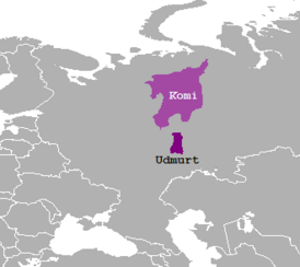 Коми да удмурт кывъяслӧн паськалӧм