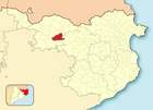 Расположение муниципалитета на карте провинции