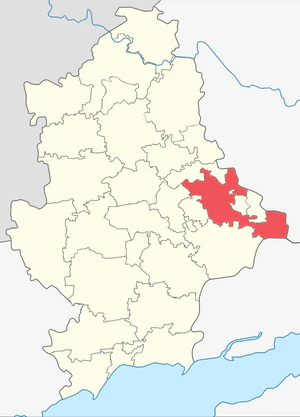 Шахтёрский район Шахтёрский муниципальный округ на карте