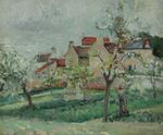 Camille Pissarro - Pruniers en fleur, Pontoise (PD 443).jpg