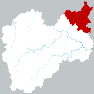 Цзиньюнь на карте