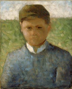 Georges Seurat - Le petit paysan en bleu.jpg