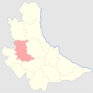 Сквирский уезд на карте