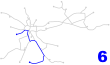 Krakow tram line 6.svg