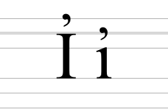 Latin letter I with comma above.svg