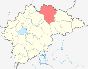Любытинский район на карте
