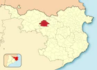 Расположение муниципалитета на карте провинции