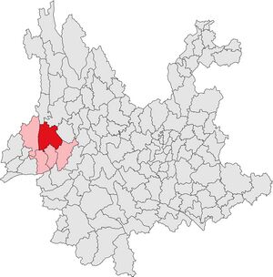 Лунъян на карте