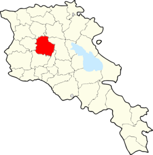 Апаранский район на карте