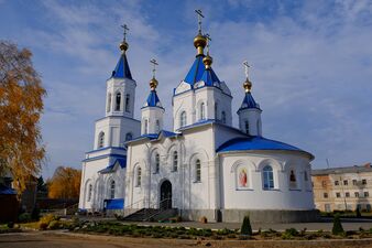 Церковь Казанской иконы Божией Матери на территории современного монастыря