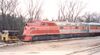 Chicago, Rock Island and Pacific Railroad E6A #630, operated by Midland Railway, at Baldwin City, Kansas on November 28, 2004.