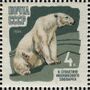 The Soviet Union 1964 CPA 3050 stamp (Centenary of Moscow Zoo. Polar bear or white bear (Ursus maritimus)).jpg