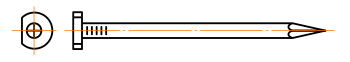 D-head nail (two color drawing).svg