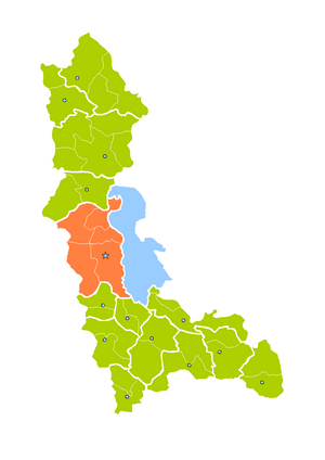 Урмия на карте