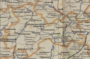 Телегинский район на карте