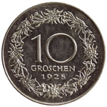10 Groschen Vorderseite
