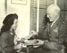 Graves Erskine and Girl Scout, circa 1945.jpg