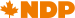 Orange NDP logo English.svg