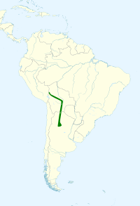 Arremon dorbignii map.svg