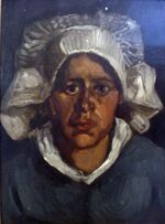 Head of a Peasant Woman in a White Bonnet by Vincent van Gogh.jpg
