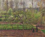 Pissarro - Printemps, temps gris, Eragny, 1895.jpg