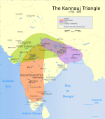 Indian Kanauj triangle map.svg