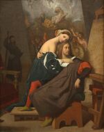 Jean-Auguste-Dominique Ingres - Raphael and the Baker's Daughter (1840).jpg