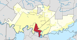 Krasnodar city (Russia) Tsentralny district.png