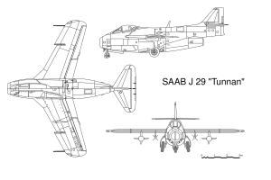 SAAB J 29 Tunnan - 3D drawing.svg