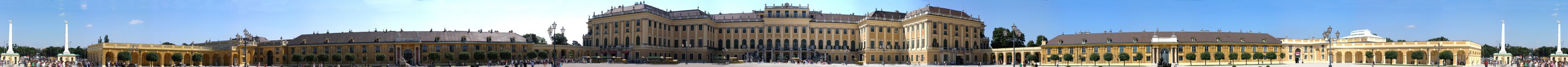 Панорама Шёнбруннского дворца