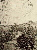 Van gogh Sun Disk above a Path between Shrubs f1553 jh1900.jpg