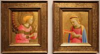 Beato angelico, angelo annnunciante e vergine annunciata, 1450-55 ca. 01.jpg