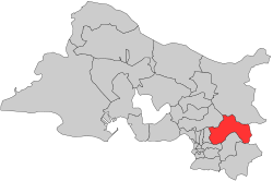 Аллош на карте