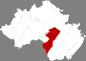 Хуаин на карте