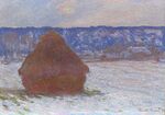 Claude Monet - Stack of Wheat (Snow Effect, Overcast Day) - 1933.1155 - Art Institute of Chicago.jpg