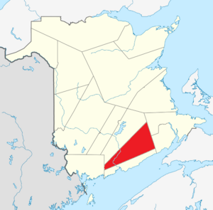 Map of New Brunswick highlighting Kings County.png
