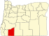 Map of Oregon highlighting Jackson County.svg