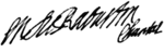 Изображение автографа