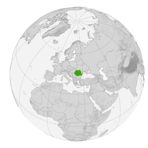 Румыния на карте мира
